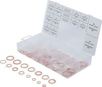 [8144BG] BGS - 8144 - Assortiment de joints d’étanchéité cuivre en pouces pour bouchons de vidange 75 pièces