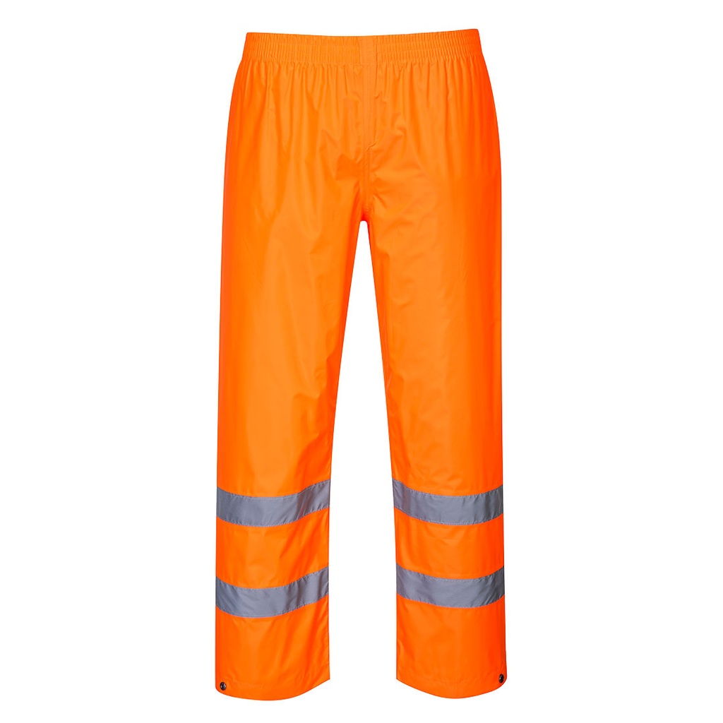H441 - PANTALON PLUIE ORANGE FLUO|EN 20471 CLASSE 1
