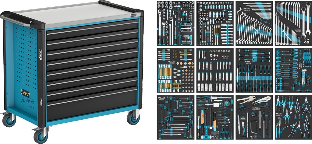 HAZET - Servante d'atelier servante d'atelier Assistent ∙ avec assortiment