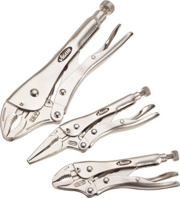[V1808] VIGOR - Jeu de pinces-étaux ∙ 3 pièces