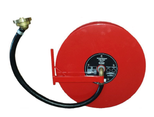 [00015574] SCHLAUCHHASPEL / ENROULEUR DE TUYAU S-STr II-600-DN25-30m-R Schlauchhaspel nach DIN 14461-1 und DIN EN 671-1 mit CE-Kennzeichnung. Ausführung mit 30m formstabilem Schlauch DN25 (1“) nach DIN EN 694 eingebunden und aufgehaspelt sowie EN-Strahlrohr nach DIN 671-1 eingepresst. EN-Strahlrohr mit 6 mm Öffnungsquerschnitt, stufenlos regelbar von „Zu“ über Sprühstrahl bis Vollstrahl. Haspelscheiben aus Stahlblech und gemäß BGV A8 rot RAL 3001 lackiert. Haspeldurchmesser 600 mm, Schlauchhaspel inkl. Haspelarm zum Ausschwenken der Schlauchhaspel um 240° und einem 1m Verbindungsschlauch mit abgewinkelter C-Kupplung aus Messing zum Anschluss am Schlauchanschlussventil. Schlauchhaspel vorgesehen für Wasseranschluss von rechts, Umbau auf links möglich. R oder L ist bei einer Bestellung anzugeben.