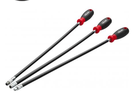 [V5485N] VIGOR - Jeu de tournevis ∙ extra-long ∙ flexible ∙ 18 pièces