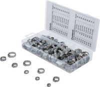 [14115BG] BGS - 14115 - Assortiment de colliers de tuyau à revêtement en acier inoxydable Ø 5,8 - 21 mm 170 pi