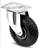 TENTE 3480PQR260P65 roulette pivotante diametre 260 - hauteur avec platine 310mm - charge maximum 150kg