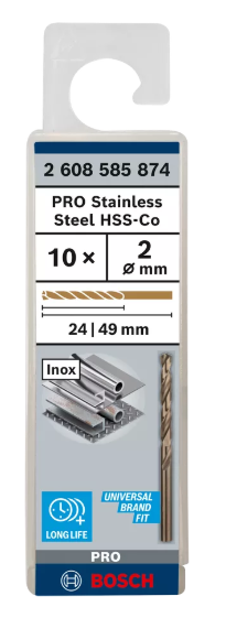 [2608585874] 10x Foret HSS-CO 2x29x49mm