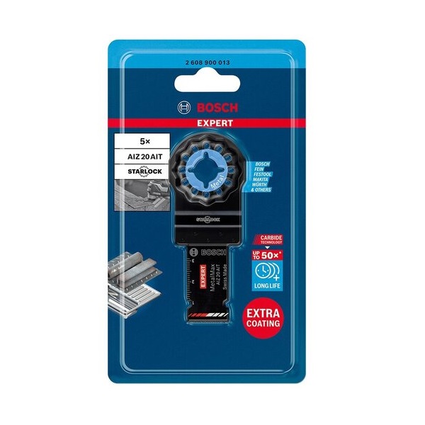 [2608900013] [⚠Déstockage] EXPERT Starlock Coated Carbide lame de scie plongeante Metal AIZ20AIT 5pcs
