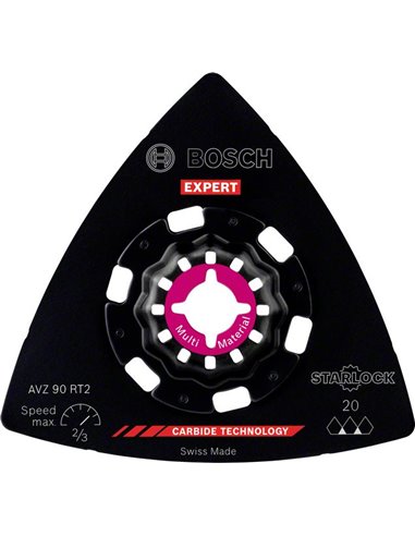 [⚠Déstockage] EXPERT Starlock Carbide plateau de ponçage Multimaterial AVZ90RT2 