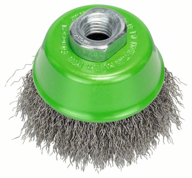 [2608622102] [⚠Déstockage] Brosse Boisseau, Inox 75 x 0,3 mm, M14