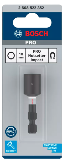 Douille Impact Control 10 mm 1/4''