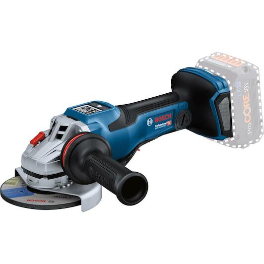 [06019H6B02] [⚠Déstockage] Meuleuse angulaire sans fil GWS 18V-15 PSC (Chargeur et batterie Li-Ion non livrée, 2x capot de protection, poignée, ecrou de serrage rapide)
