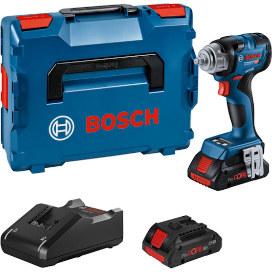 [06019L5101] [⚠Déstockage] Boulonneuse sans fil GDS 18V-320 C (2x ProCORE18V 4.0 Ah, chargeur GAL 18V-40, CoMo GCY 42)