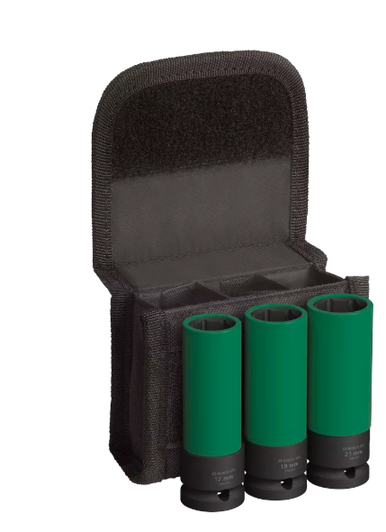 [⚠Déstockage] Set 3 pièces douille adaptable 85 mm, 17; 19; 21 mm