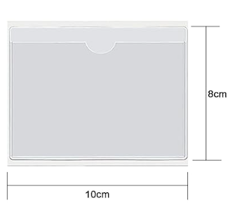 Vignette auto-collante 10x8cm x6 pièces