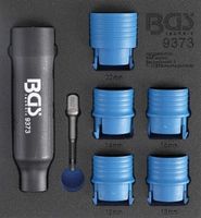 [9373BG] BGS - 9373 - Insert de servante d'atelier 1/6 : Jeu de brosses de nettoyage pour goujons et boulons 