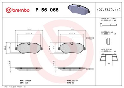 [⚠Déstockage] PLAQUETTES DE FREIN BREMBO