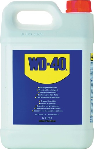 49500 WD40 Produit multifonctions 5 l sans pulvérisateur manuel bidon (PIECE)