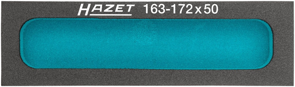 [163-172X50] HAZET - Garniture en mousse souple ∙ avec compartiments petites pièces