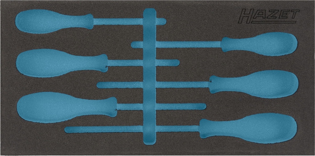 [163-265L] HAZET - Garniture en mousse souple bimatière