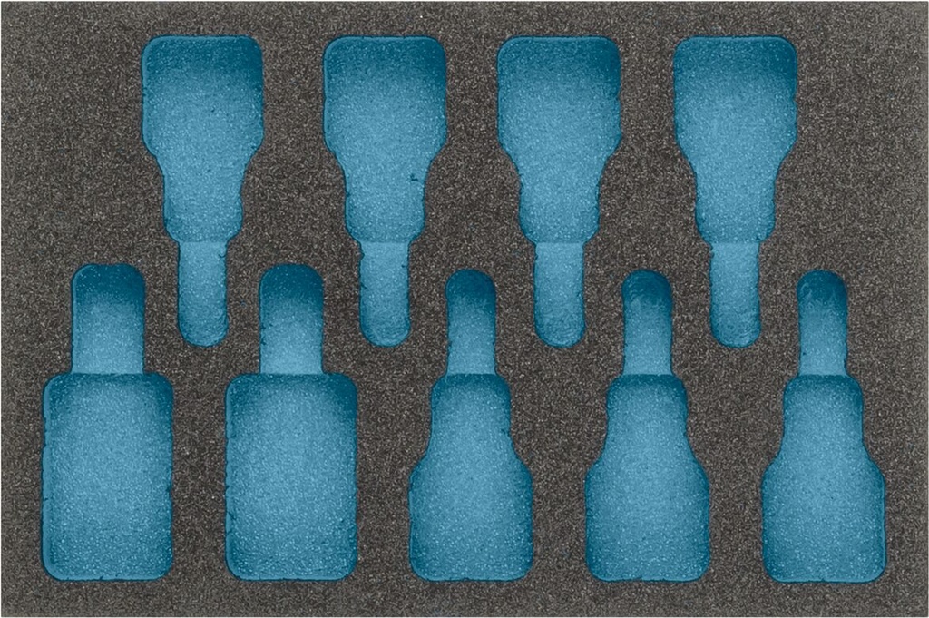 [163-271L] HAZET - Garniture en mousse souple bimatière