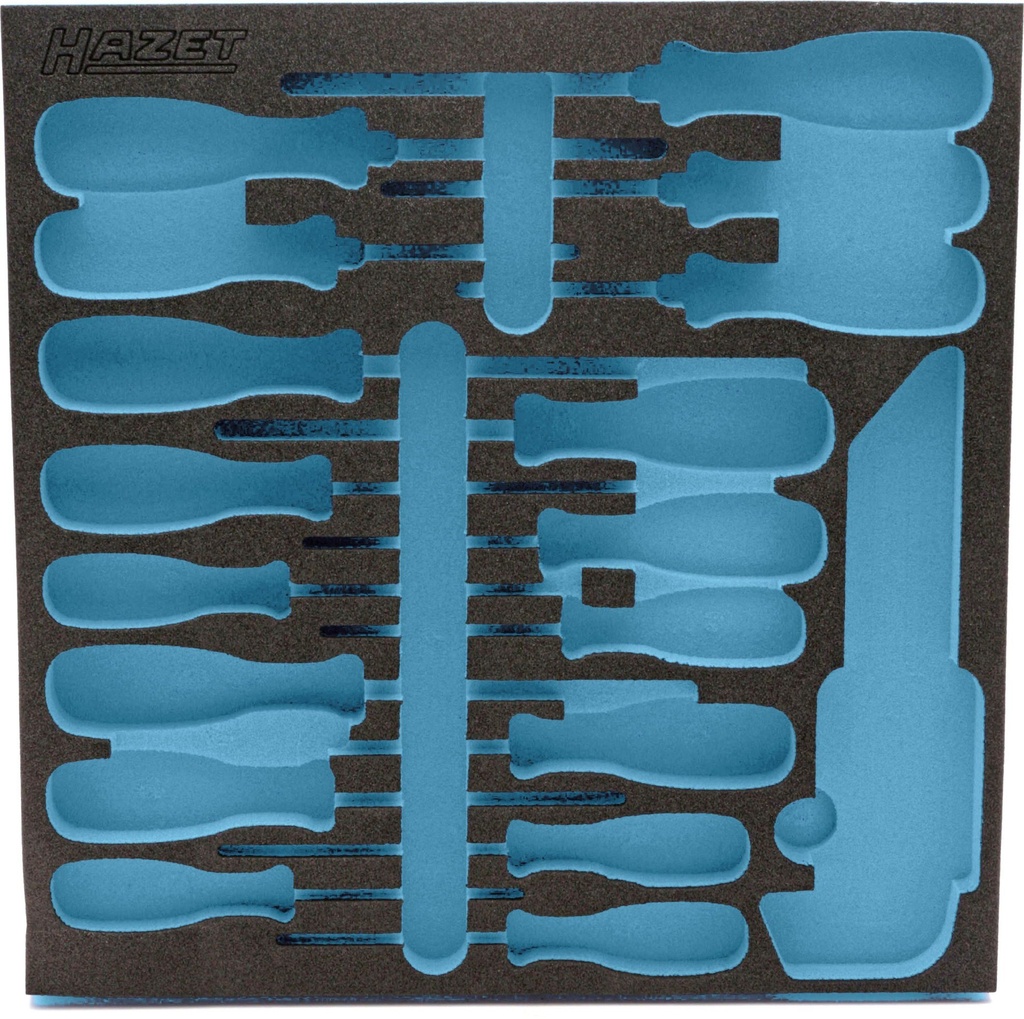 [163-297L] HAZET - Garniture en mousse souple bimatière
