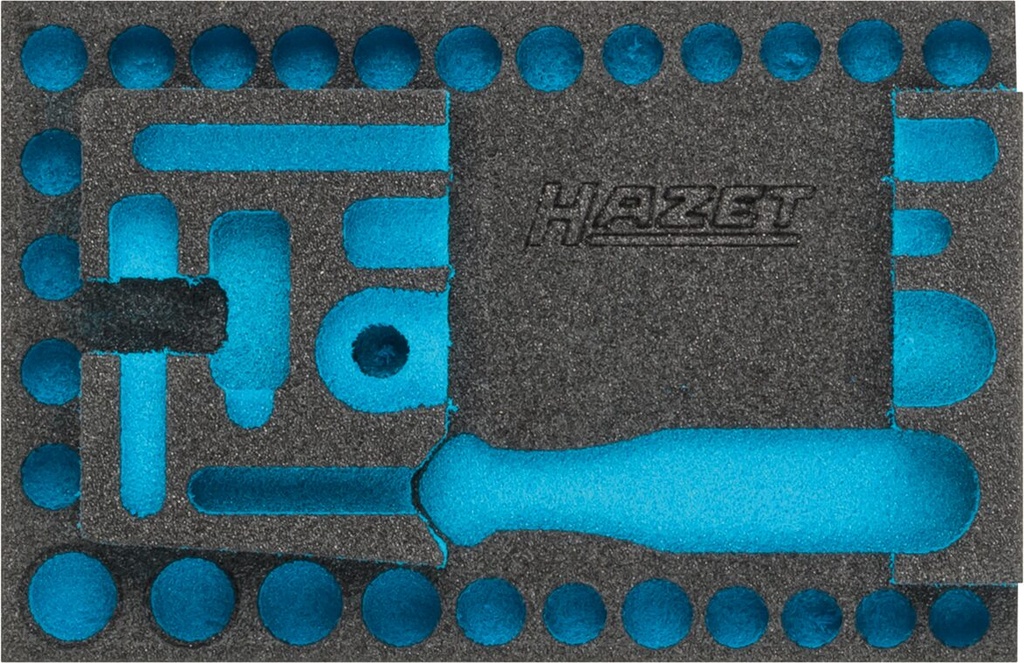 [163-339L] HAZET Garniture en mousse souple bimatière 163-339L ∙ L x l : 172 mm x 114 mm
