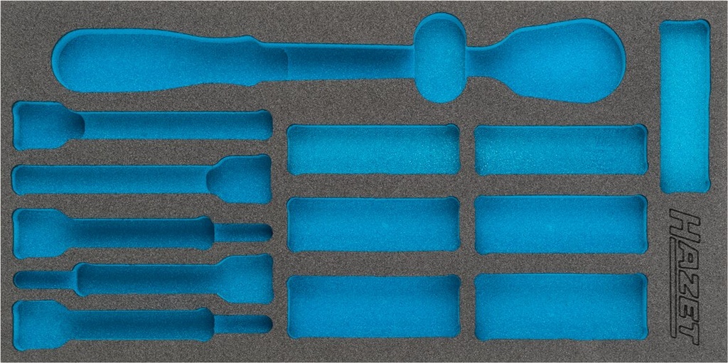 [163-340L] HAZET - Garniture en mousse souple bimatière