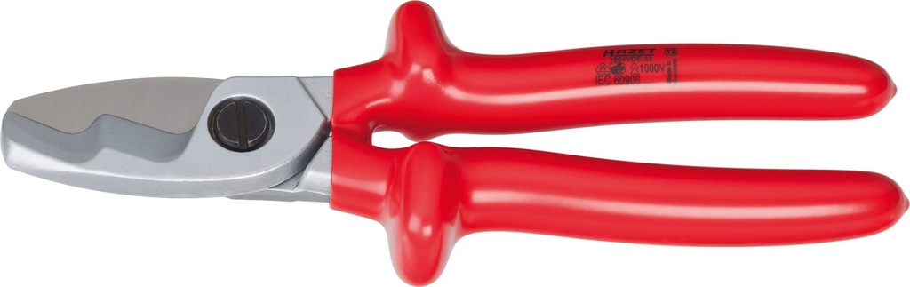 [1804VDE-33] HAZET Ciseaux pour câble ∙ avec isolation de protection 1804VDE-33 ∙ Longueur : 208 mm