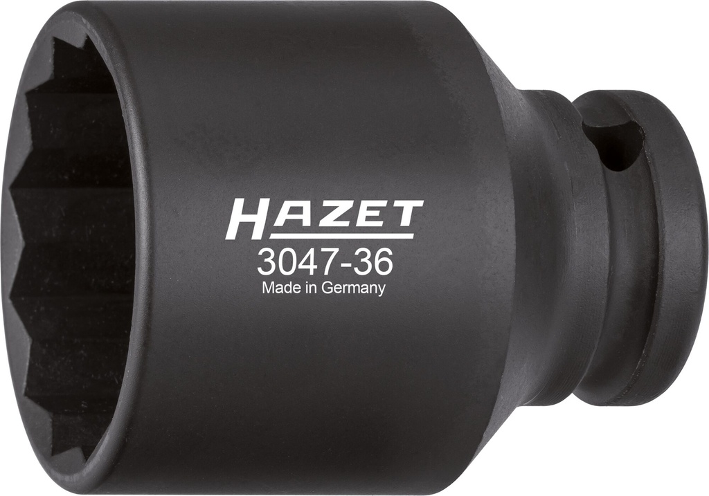 [3047-36] HAZET - Douille à chocs ∙ 12 pans