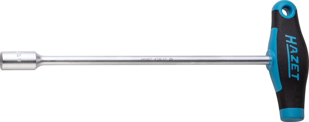 [428-11] HAZET Douille ∙ avec manche en T 428-11 ∙ Profil à 6 pans extérieurs ∙ Taille 11 mm