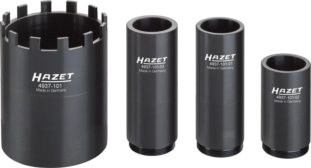 [4937-101/4] HAZET - Jeu de douilles à pivot pour véhicules utilitaires