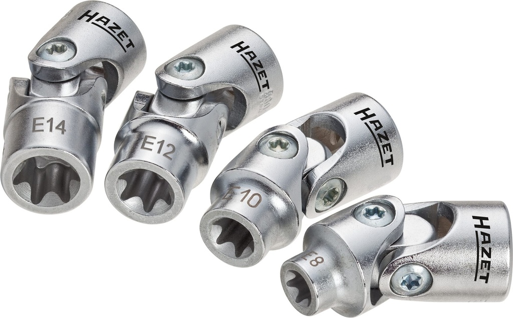 [880G-E/4] HAZET - Jeu de clés à douilles ∙ TORX®