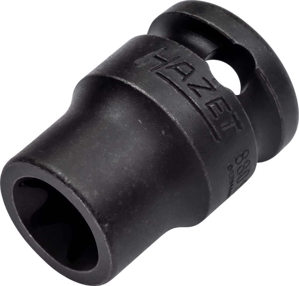 [880S-E12] HAZET Douille à chocs 880S-E12 ∙ Carré creux 3/8 pouce (10 mm) ∙ Profil TORX® extérieur ∙ Taille E12