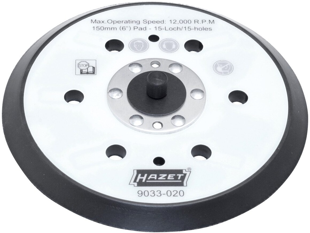 [9033-020] HAZET - Plateau de ponçage 15 trous ∙ ⌀ 150 mm