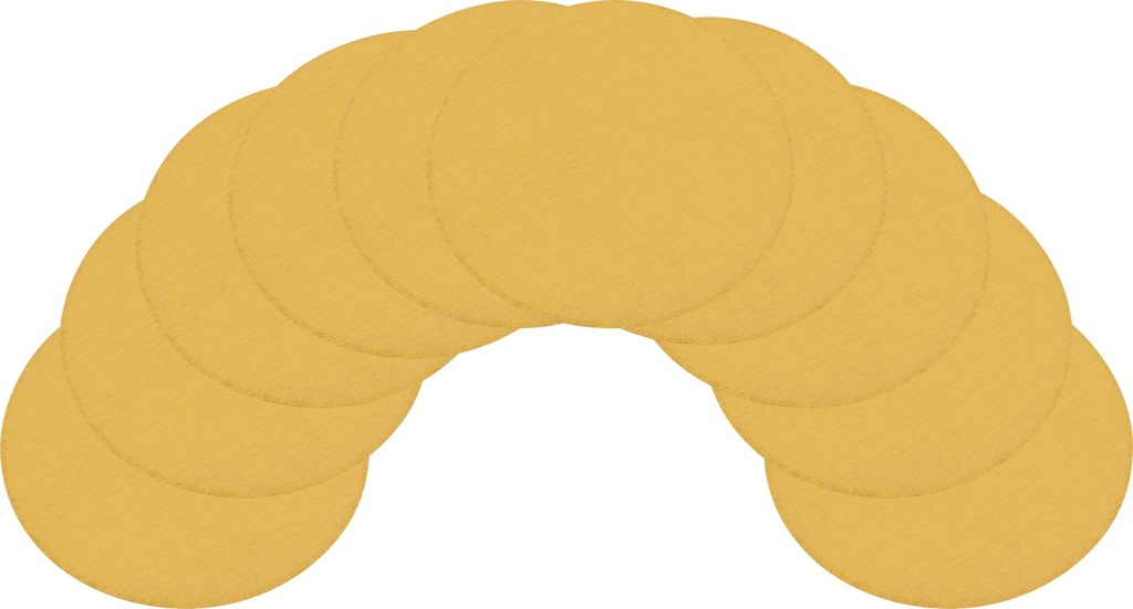 [9033-5-02/10] HAZET - Feuilles abrasives (de rechange) ∙ grain 400 ∙ ⌀ 50 mm