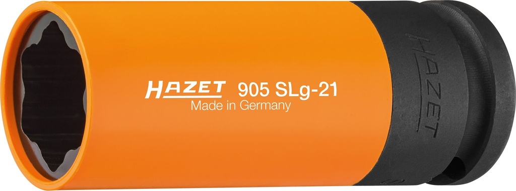 HAZET - Douille à chocs ∙ profil spécial ∙ taille 21 mm ∙ longueur : 86,8 mm