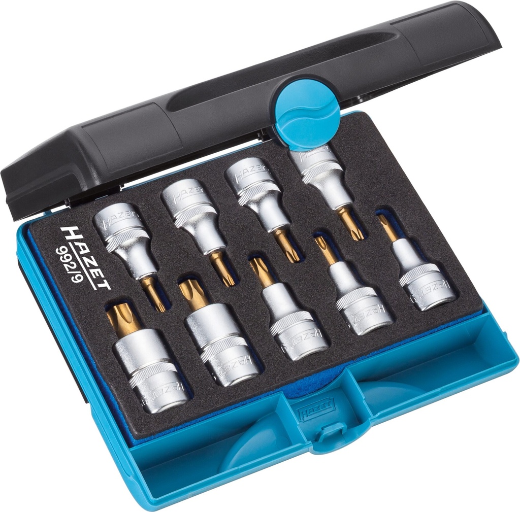 [992/9] HAZET - Jeu de douilles mâles TORX®
