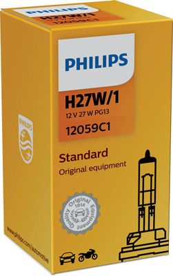 [12059C1] [⚠Déstockage] Philips H27W/1 12V 27W PG13