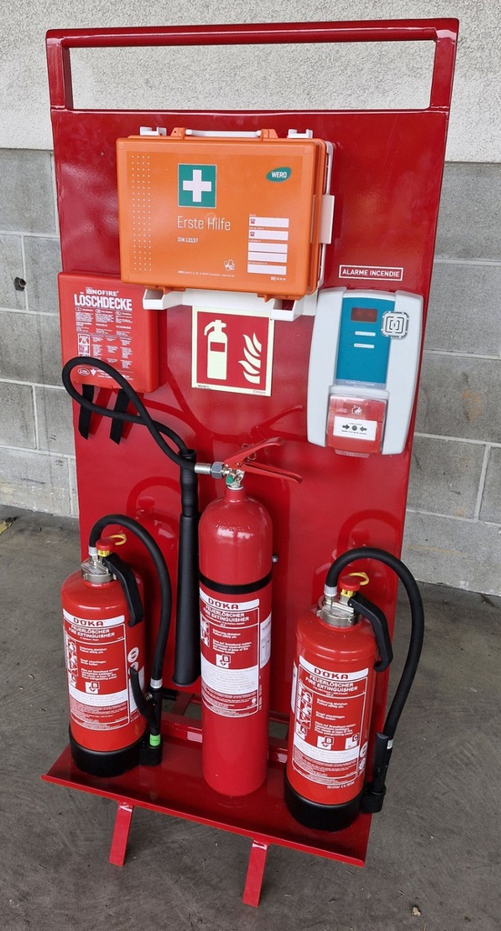 Chariot mobile sécurité incendie