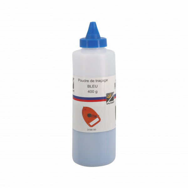 WILMART - Biberon de poudre bleu 400g