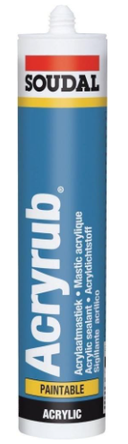 [acryrub102600] SOUDAL 102600 310mL Acryrub White 15