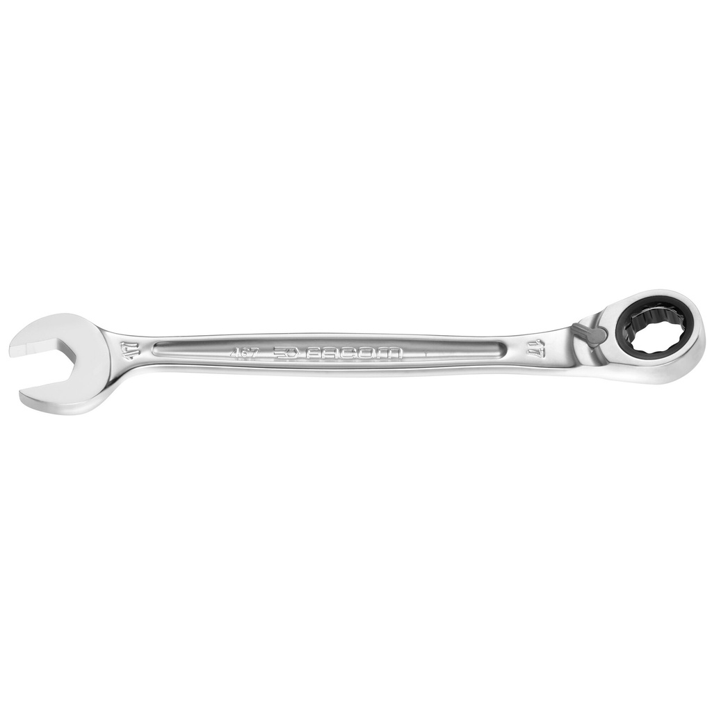 FACOM 467B.17 CLE MIXTE A CLIQUET 17MM