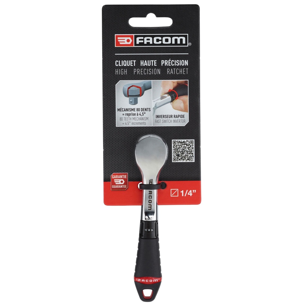 [⚠Déstockage] FACOM R.181PB CLIQUET 1/4 HAUTE PRECISION