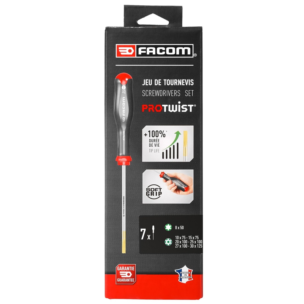 FACOM ATXR.J7PB JEU TOURNEVIS PROT2 T TORX 7PCE