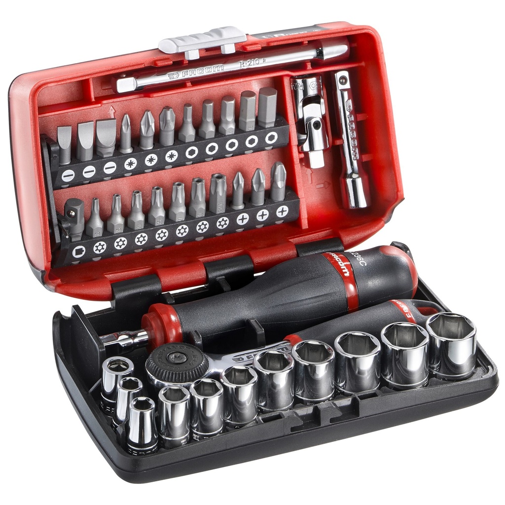 [⚠Déstockage] FACOM R2NANOPB COFFRET DOUIL 1/4" 6P 5,5-14MM
