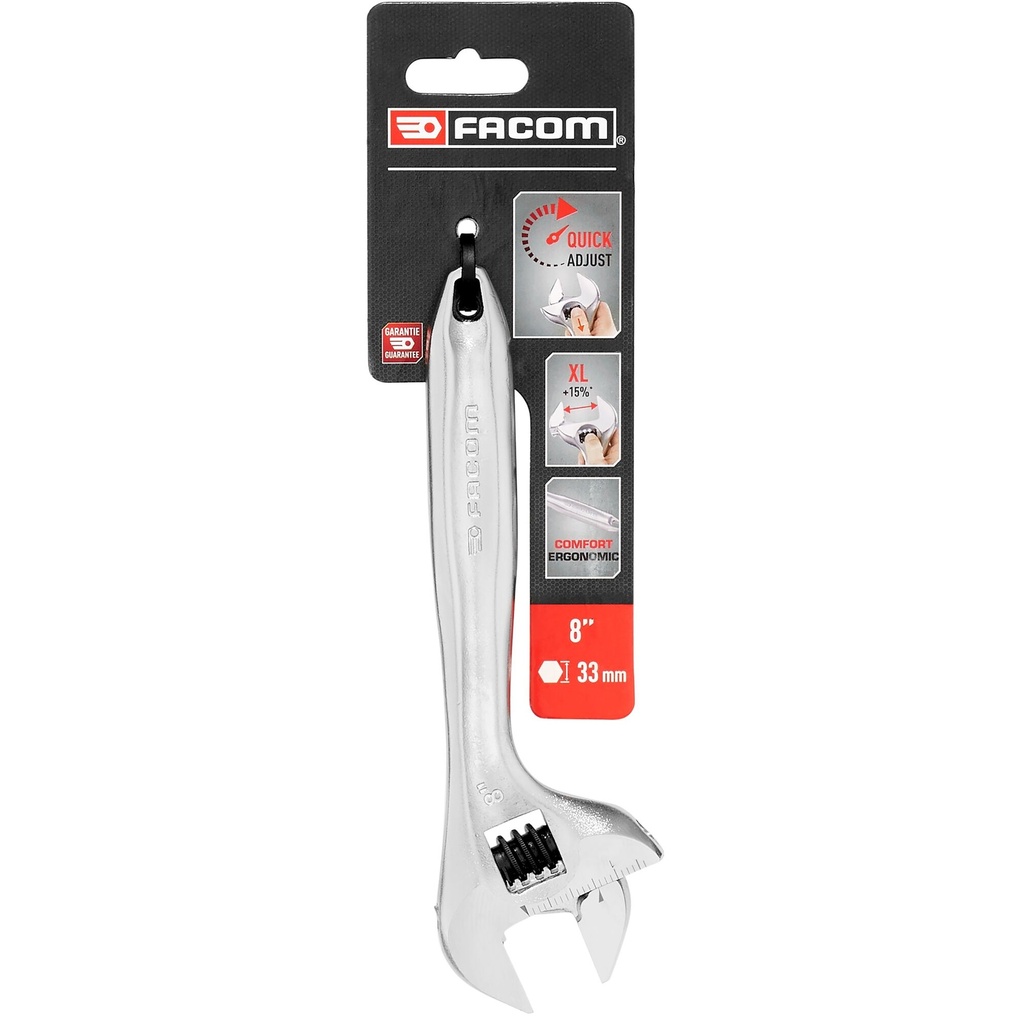 FACOM 101.8PB CLE A MOLETTE 8 AJUST RAPIDE METAL