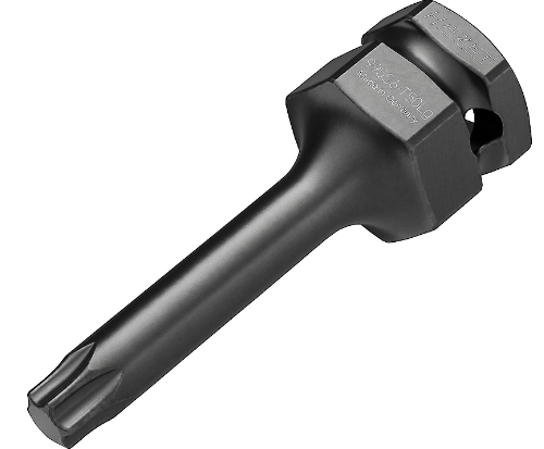 [995S6-T50LG] HAZET - 1/2" ∙ 24 mm Douille à chocs ∙ TORX® intérieur  ∙ taille T50 ∙ longue 75 mm