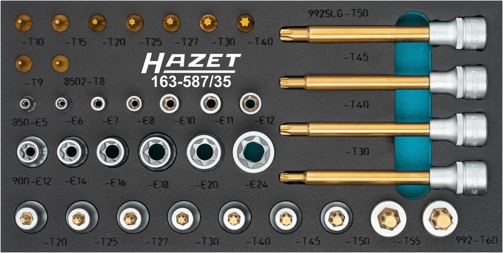 HAZET - Jeu de douilles mâles ∙ TORX®