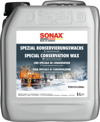 SONAX  04855050 Cire spéciale de conservation 5L