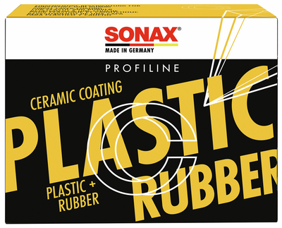 [241000SONAX] SONAX 02410000 PROFILINE CeramicCoating CC Plastic+Rubber 5 pcs