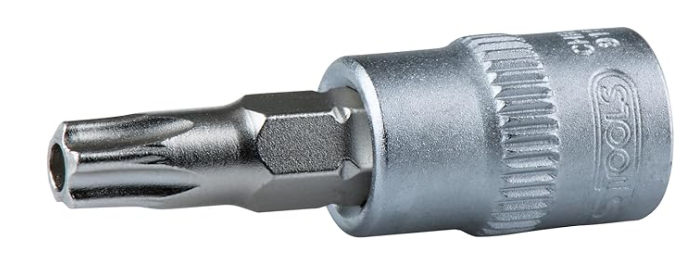 [911.1467] KS Tools 911.1467 Douille tournevis Torx 30 percé 1/4'' CHROMEmat